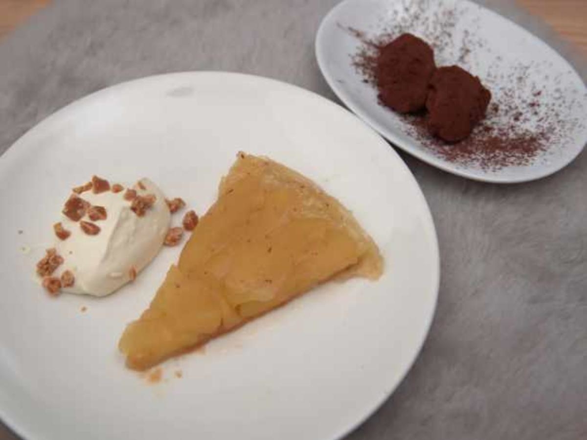 Tarte Tatin und Schokoladen-Trüffel