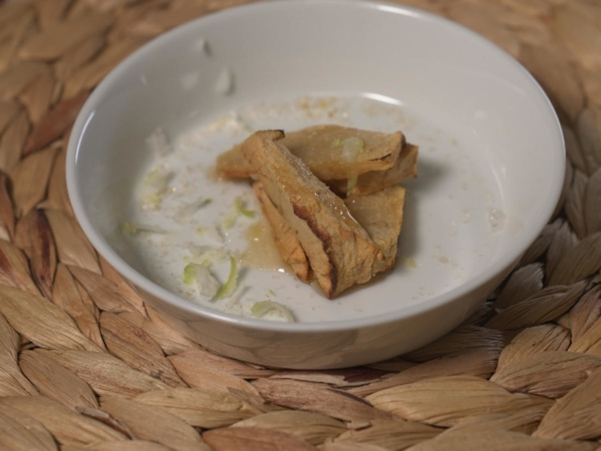 Bratapfel mit Ahornsirup