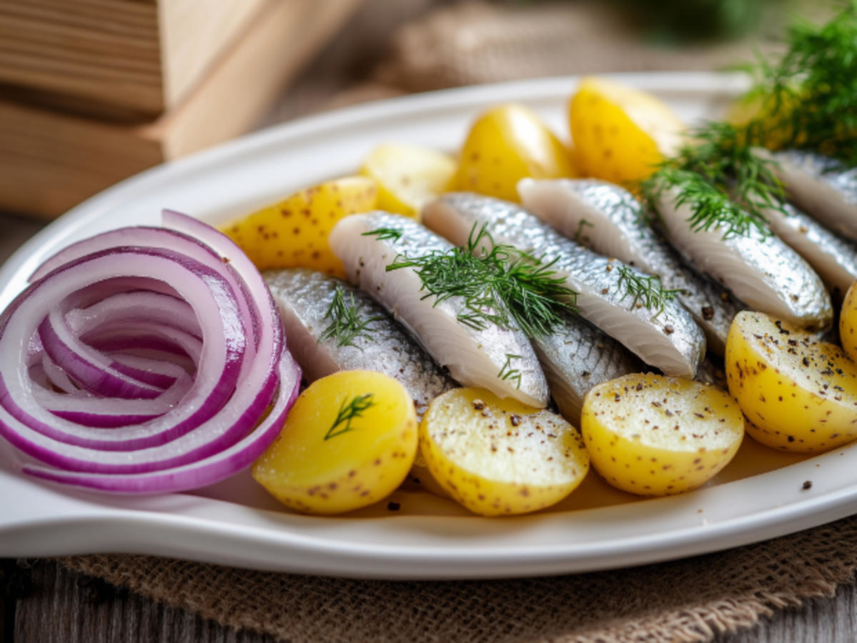 Bild zu: "Hering mit Kartoffeln nach Eduard Konrath"