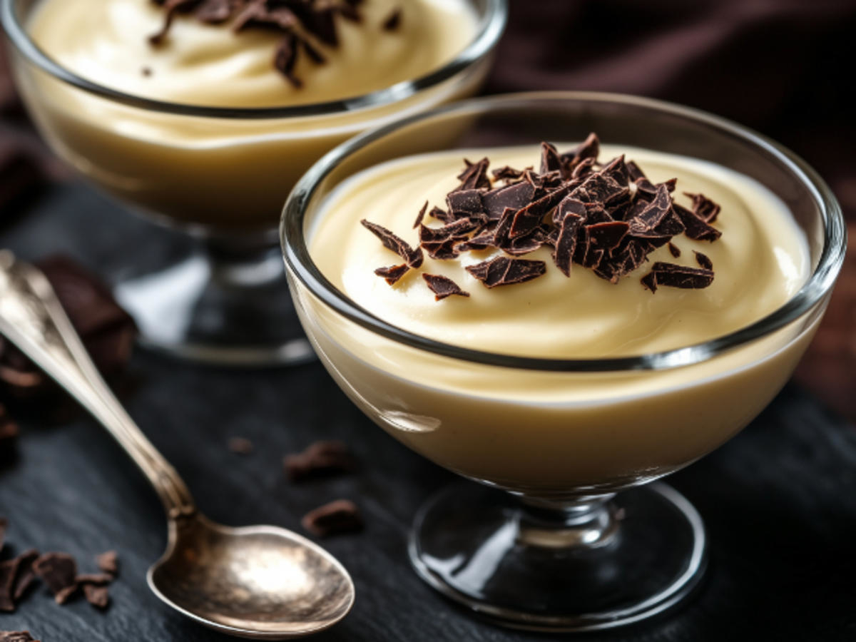 Bild zu: "Vanillepudding mit Schokostreuseln von Ellen Meyer"