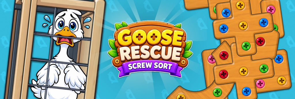 Goose Rescue: Screw Sort