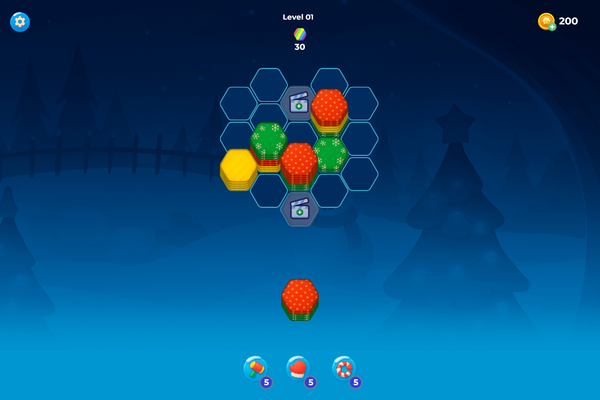 Xmas Hexa Sort-screenshot