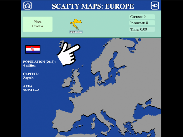 Scatty Maps: Europe-screenshot