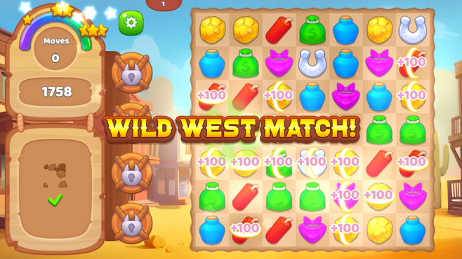 Wild West Match 2: The Gold Rush-screenshot