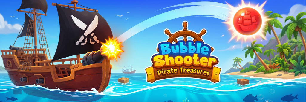 Bubble Shooter Pirate Treasures