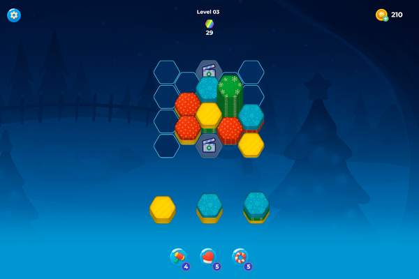 Xmas Hexa Sort-screenshot