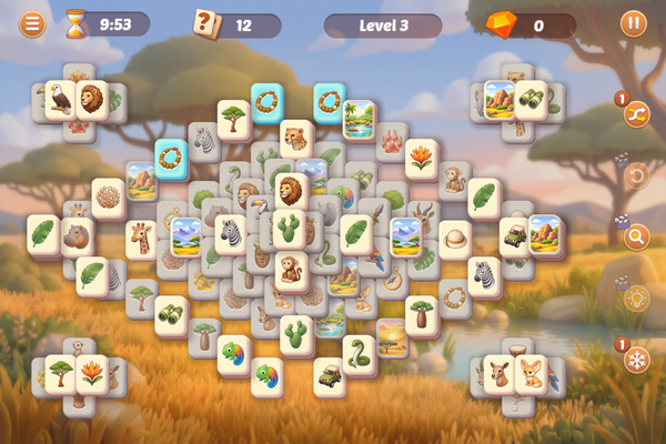 Safari Story Mahjong-screenshot