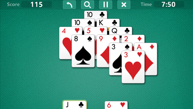 Pyramid Solitaire-screenshot