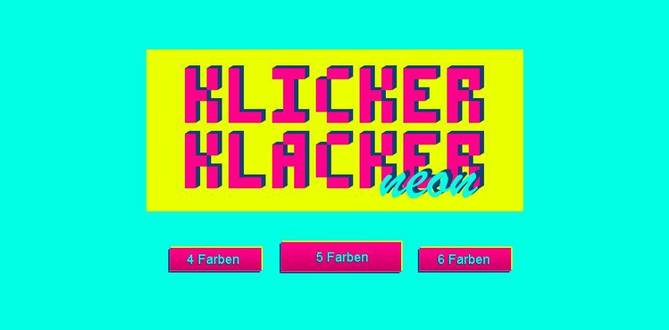 Klicker-Klacker Neon-screenshot