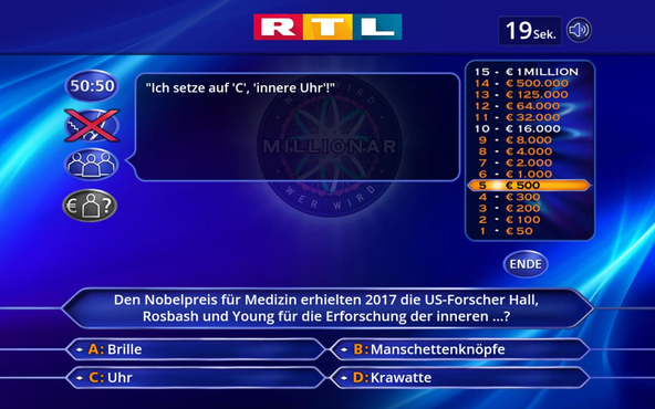 Wer wird Millionär? Livespiel-screenshot