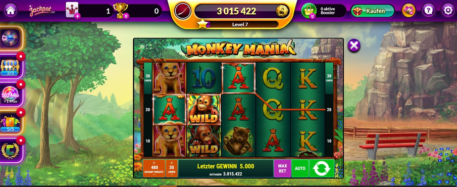 Monkey Mania-screenshot