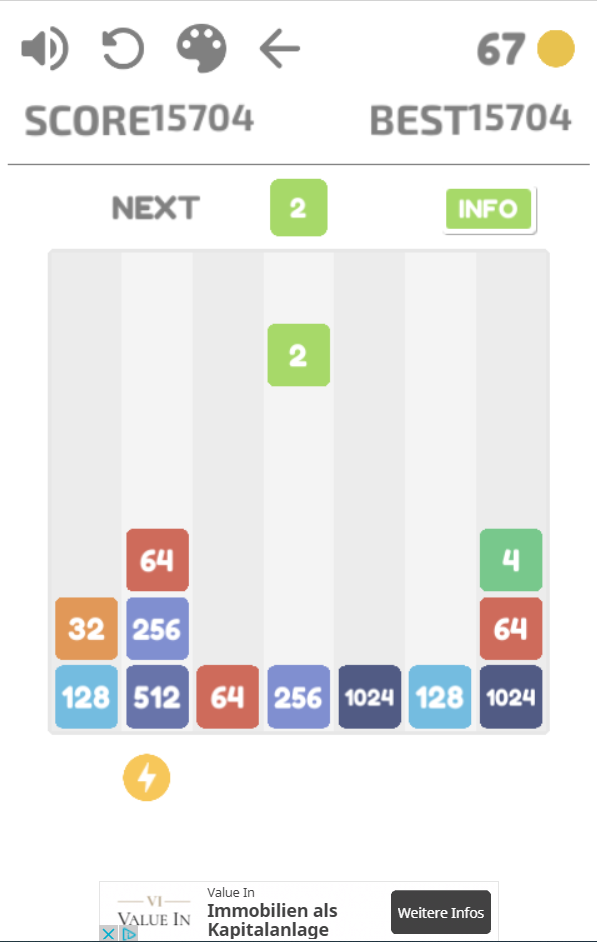 2048 Number Drop-screenshot