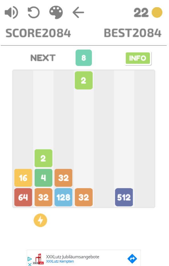 2048 Number Drop-screenshot