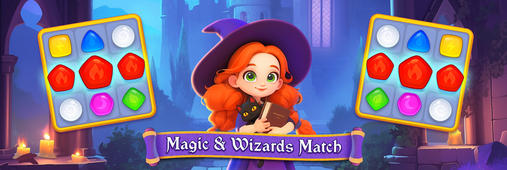 Magic and Wizards Match