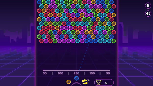 Bubble Shooter Neon-screenshot