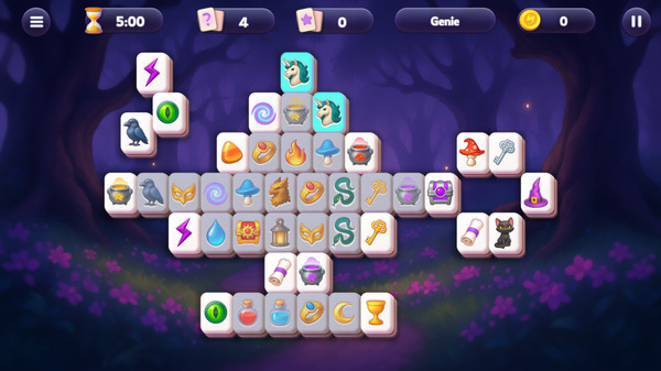 Magic and Wizards Mahjong-screenshot