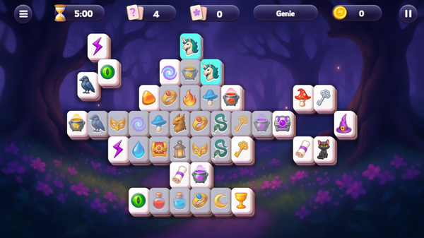 Magic and Wizards Mahjong-screenshot