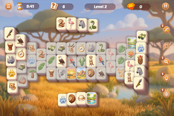 Safari Story Mahjong-screenshot
