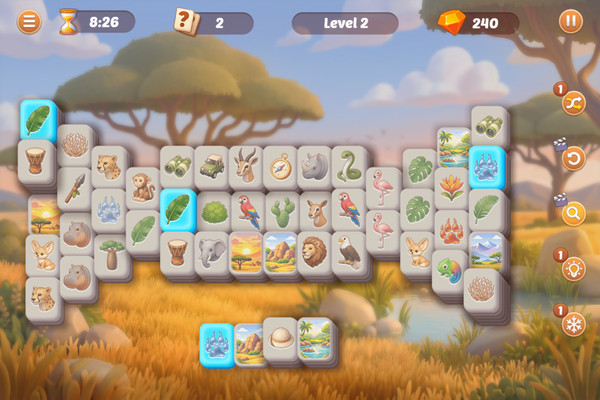 Safari Story Mahjong-screenshot