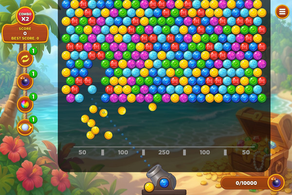 Bubble Shooter Pirate Treasures-screenshot