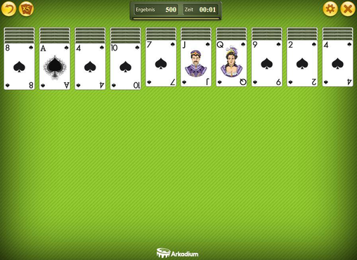 Spider Solitaire-screenshot