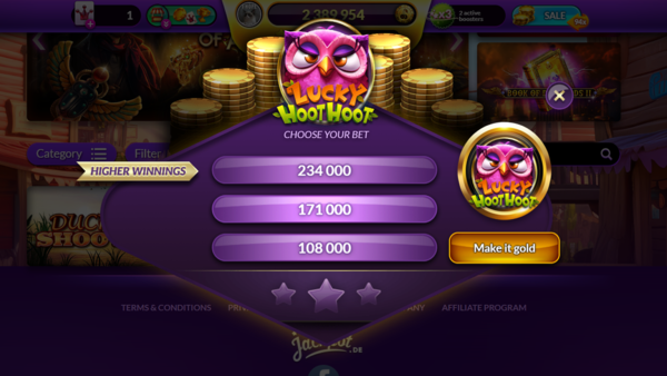 Lucky Hoot Hoot-screenshot