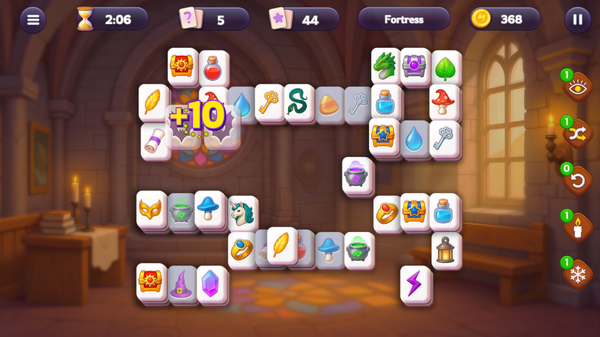 Magic and Wizards Mahjong-screenshot