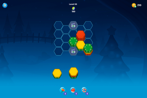 Xmas Hexa Sort-screenshot