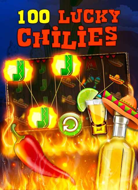 Symbolisches Bild für Glück und Poker-Chips, dargestellt durch chillies