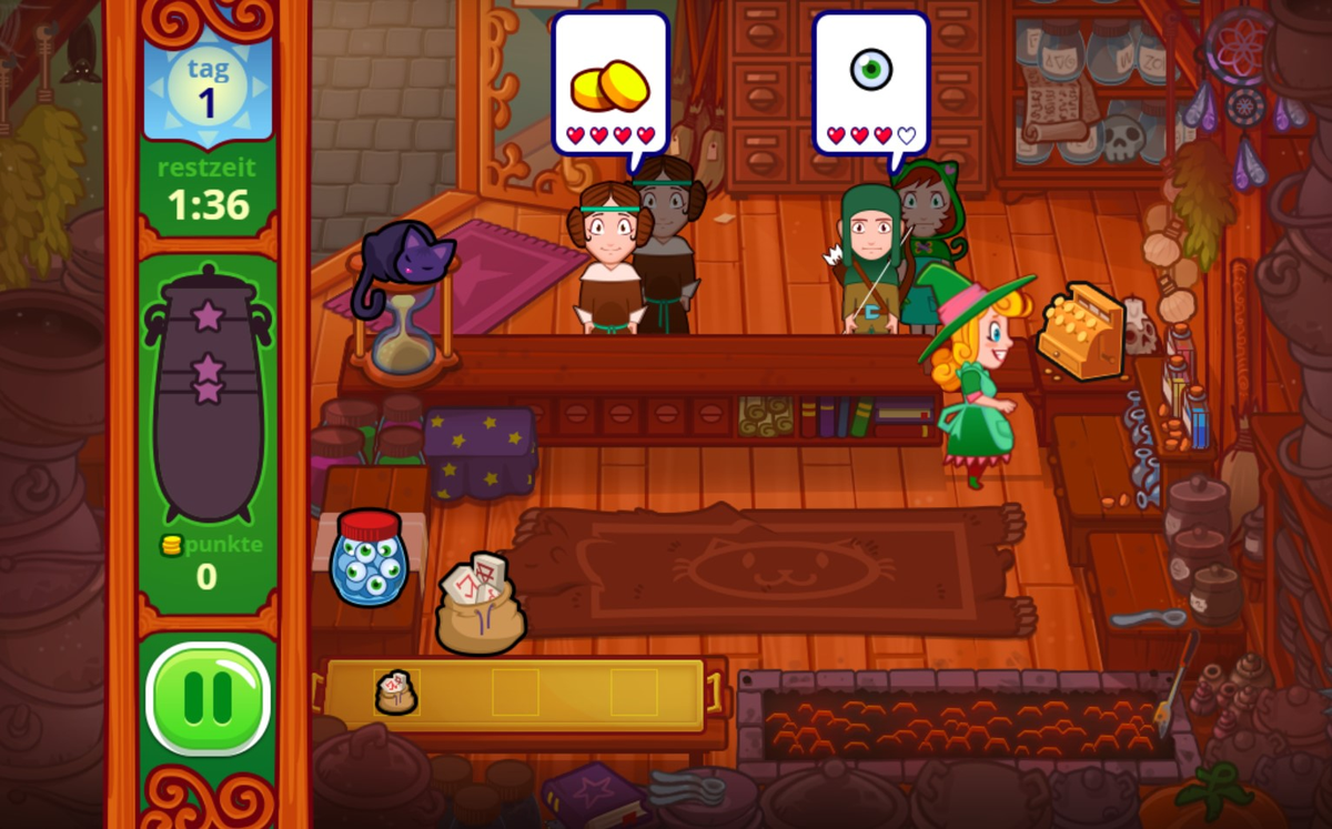 Milas Magic Shop kostenlos spielen bei RTLspiele.de
