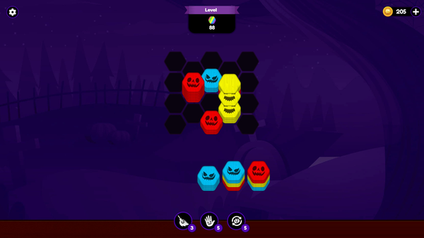 Hexa Sort Trick or Treat-screenshot