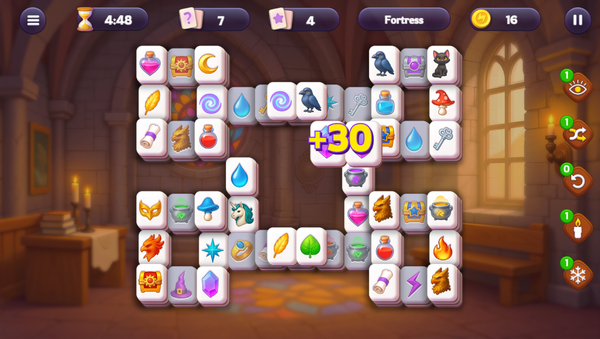 Magic and Wizards Mahjong-screenshot