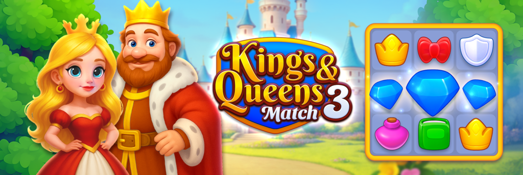 Kings and Queens Match 3