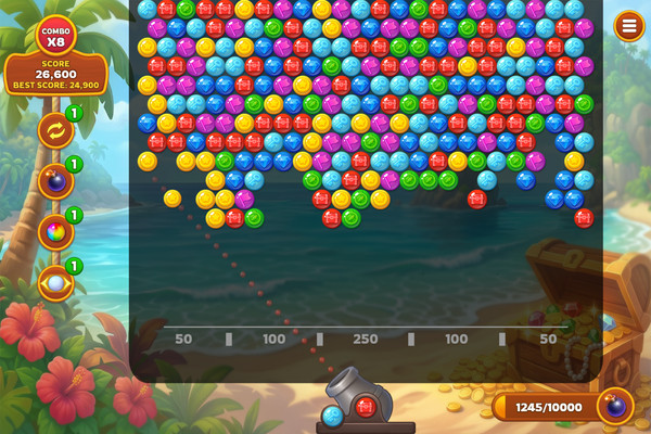 Bubble Shooter Pirate Treasures-screenshot