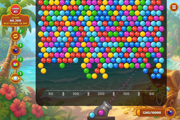 Bubble Shooter Pirate Treasures-screenshot