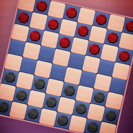 Two Player Checkers (Dame)