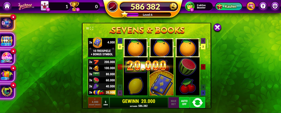 Sevens and Books-screenshot