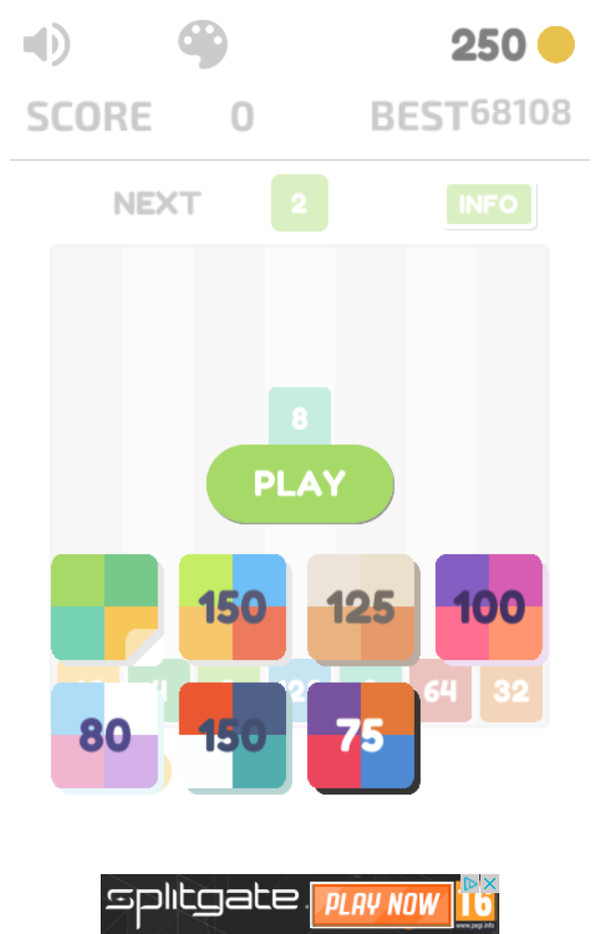 2048 Number Drop-screenshot