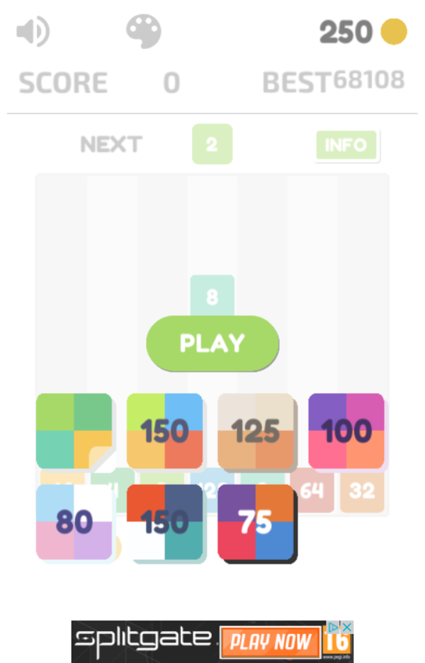 2048 Number Drop-screenshot