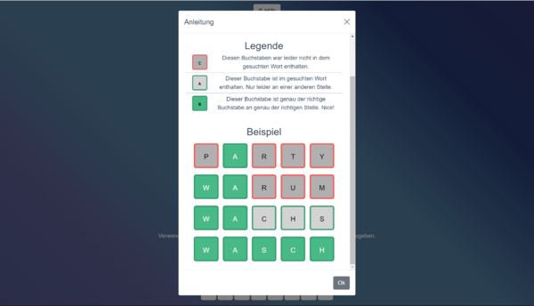 Wörter Raten-screenshot