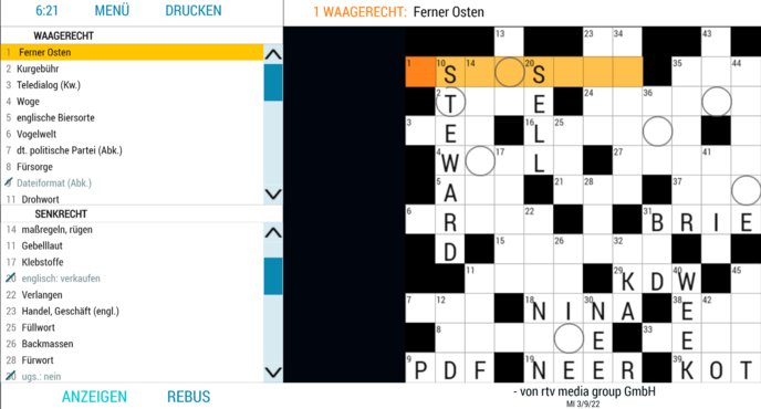 Das Tägliche Kreuzworträtsel-screenshot
