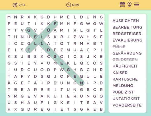 Wortsuche Rätsel-screenshot