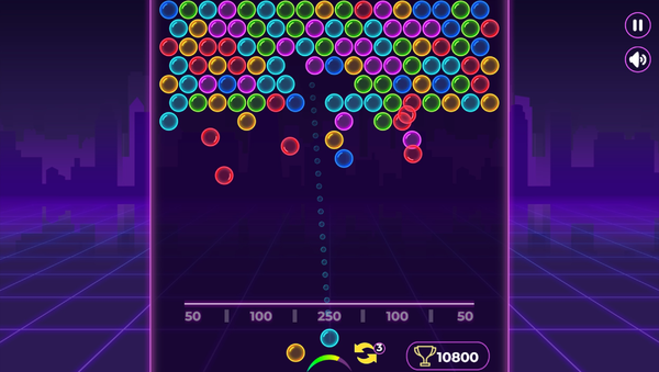 Bubble Shooter Neon-screenshot