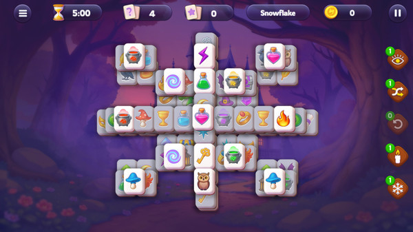 Magic and Wizards Mahjong-screenshot