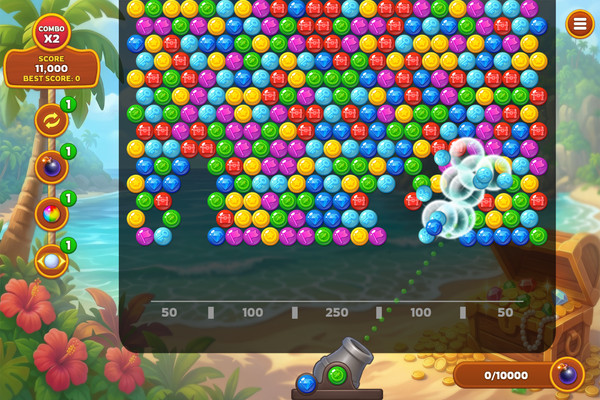 Bubble Shooter Pirate Treasures-screenshot