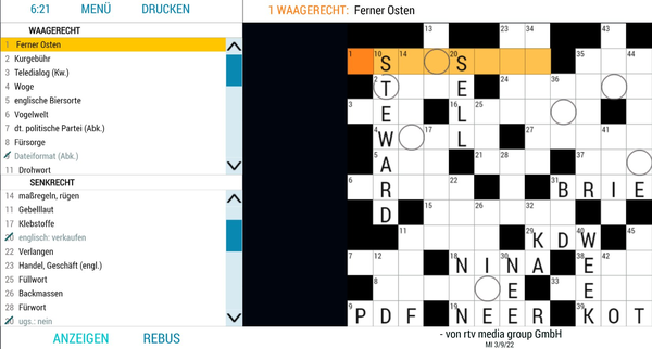 Tägliches Kreuzworträtsel-screenshot