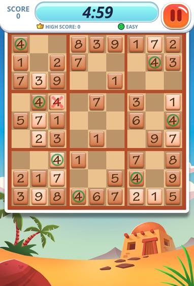 Desert Sudoku-screenshot