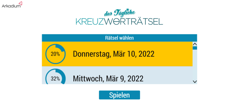 Das Tägliche Kreuzworträtsel-screenshot