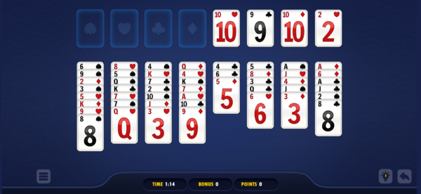 Freecell Solitaire Blue-screenshot