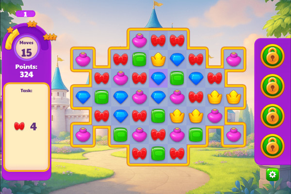 Kings and Queens Match 3-screenshot